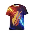 thumbnail image 1 of Prestonplayz 3d Print Graphic T Shirt Short Sleeve Summer T-Shirt Novelty Casual Tee For Men Women Teen 2XL, 1 of 8