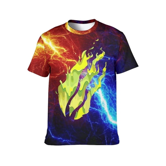 Prestonplayz 3d Print Graphic T Shirt Short Sleeve Summer T-Shirt Novelty Casual Tee For Men Women Teen 3XL