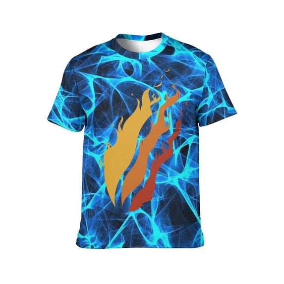 Prestonplayz 3d Print Graphic T Shirt Short Sleeve Summer T-Shirt Novelty Casual Tee For Men Women Teen M
