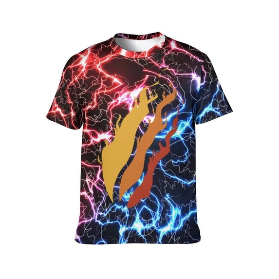 Prestonplayz 3d Print Graphic T Shirt Short Sleeve Summer T-Shirt Novelty Casual Tee For Men Women Teen M