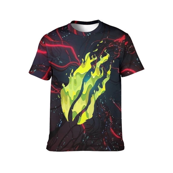 Prestonplayz 3d Print Graphic T Shirt Short Sleeve Summer T-Shirt Novelty Casual Tee For Men Women Teen M