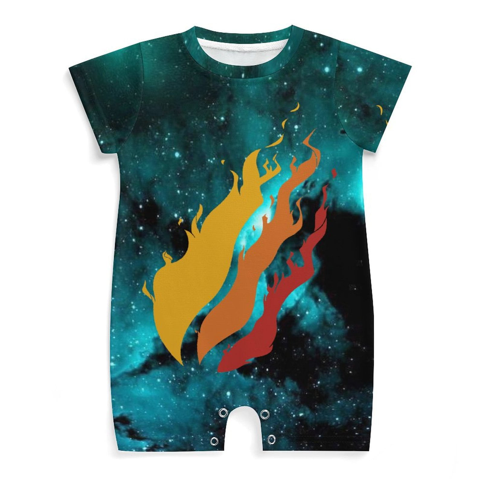 Prestonplayz Baby Boy Girl Short Sleeve Romper Clothing Set Print ...