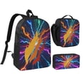 thumbnail image 1 of Prestonplayz Backpack Set, 3 Piece Backpack Set With Lunch Box Pen Box , High Capacity Bookbag Lunch Bag Pencil Case Workplace Travel, 1 of 8