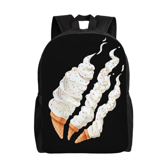 Prestonplayz Ice Cream Backpack 3D Print Lightweight Bookbag Casual Sport Daypack Travel Bag Laptop