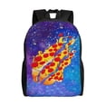 thumbnail image 1 of Prestonplayz Pizza Backpack 3D Print Lightweight Bookbag Casual Sport Daypack Travel Bag Laptop, 1 of 8