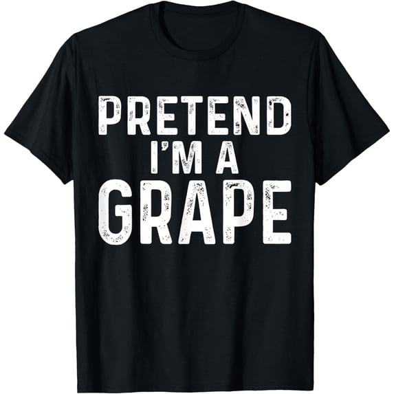 Pretend I'm A Grape Halloween Costume T-Shirt