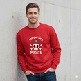 thumbnail image 1 of Pretend I’m a Pirate Funny Lazy Halloween Party Costume Humor Sweatshirt, up to size 5XL, 1 of 2
