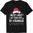 thumbnail image 1 of Pretend I'm a Reindeer Funny Christmas Easy Costume T-Shirt, 1 of 5