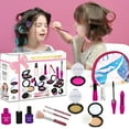 thumbnail image 1 of Pretend Makeup for Kids Cosmetic Toys Kit for Girls Toddlers Makeup Play Set for Kids with Cosmetics Bag Princess Play Game Christmas Birthday Gifts Toys for Little Girls (Not Real Makeup), 1 of 9