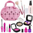 thumbnail image 1 of Syenll Pretend Makeup Kit for Girls, 12 Pcs Washable Fake Makeup Set with Cosmetic Bag for 3, 4, 5, 6, 7, 8 Year Old Girls Birthday Gifts, 1 of 8