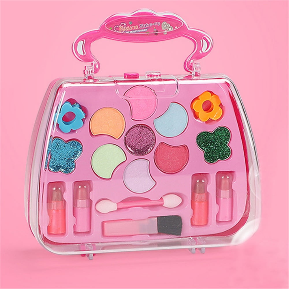 Kids Makeup Kit for Girl - Kids Makeup Kit Toys for Girls Washable Make Up  for Little Girls,Non Toxic Toddlers Cosmetic Kits,Child Play Makeup Toys