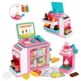 thumbnail image 1 of Kids Pretend Play Store Set with Toy Cash Register for Kids, 45 Piece Accessories Grocery Store Playset with Scanner, Food & Play Money & Ice Cream Maker, 1 of 8