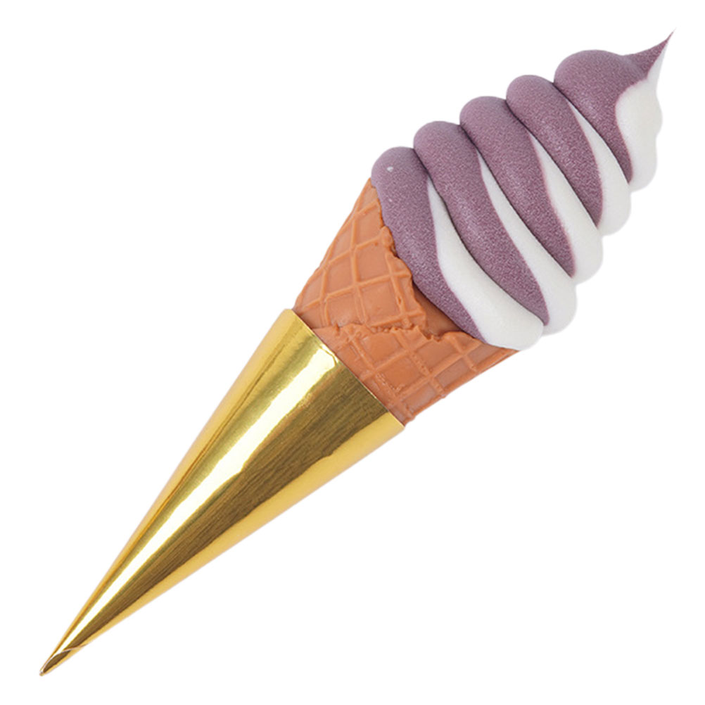 Pretend Play Food Fake Ice Cream Cone Prop Model Artificial Egg Roll