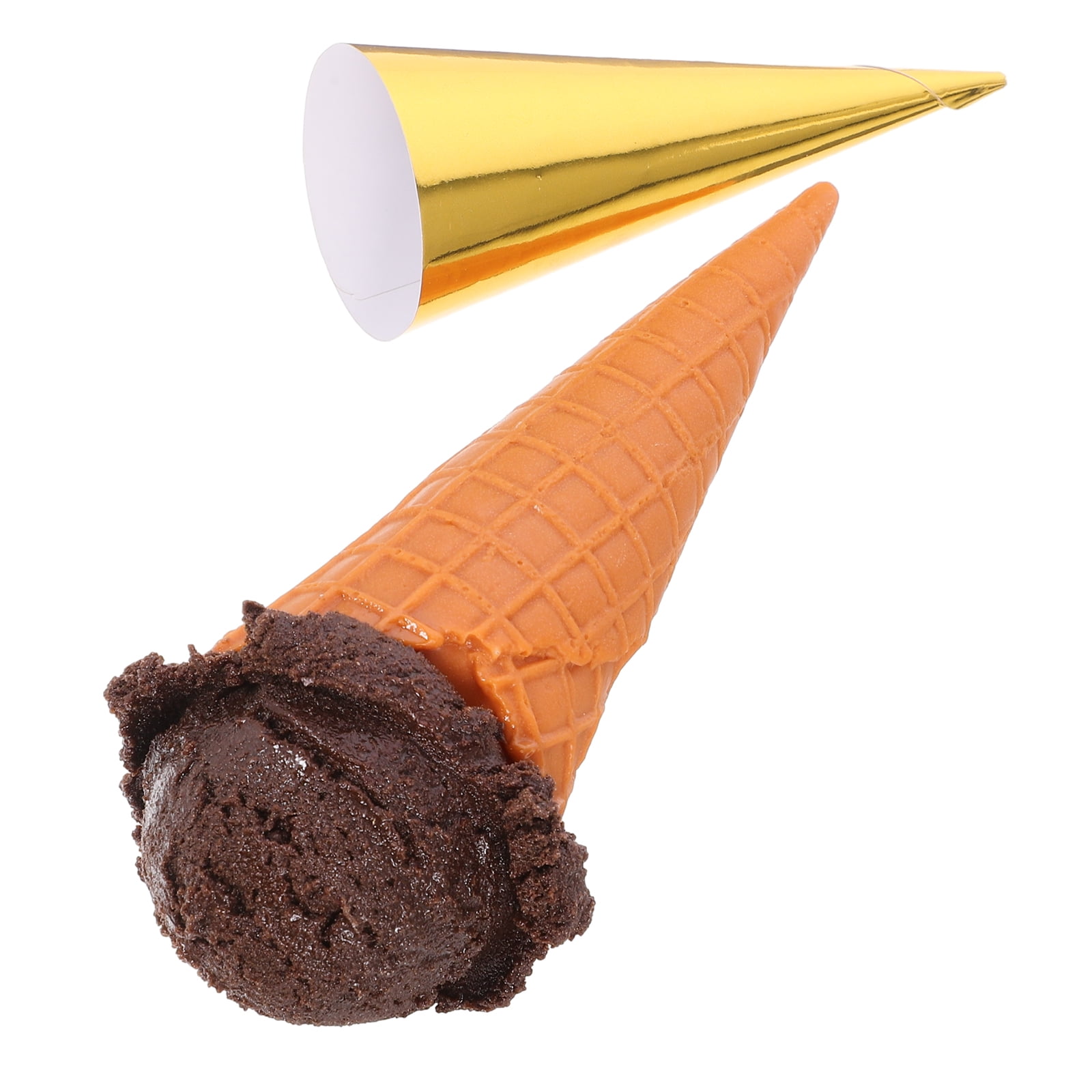 Pretend Play Food Toy Fake Ice Cream Cone Simulation Ice Cream Model