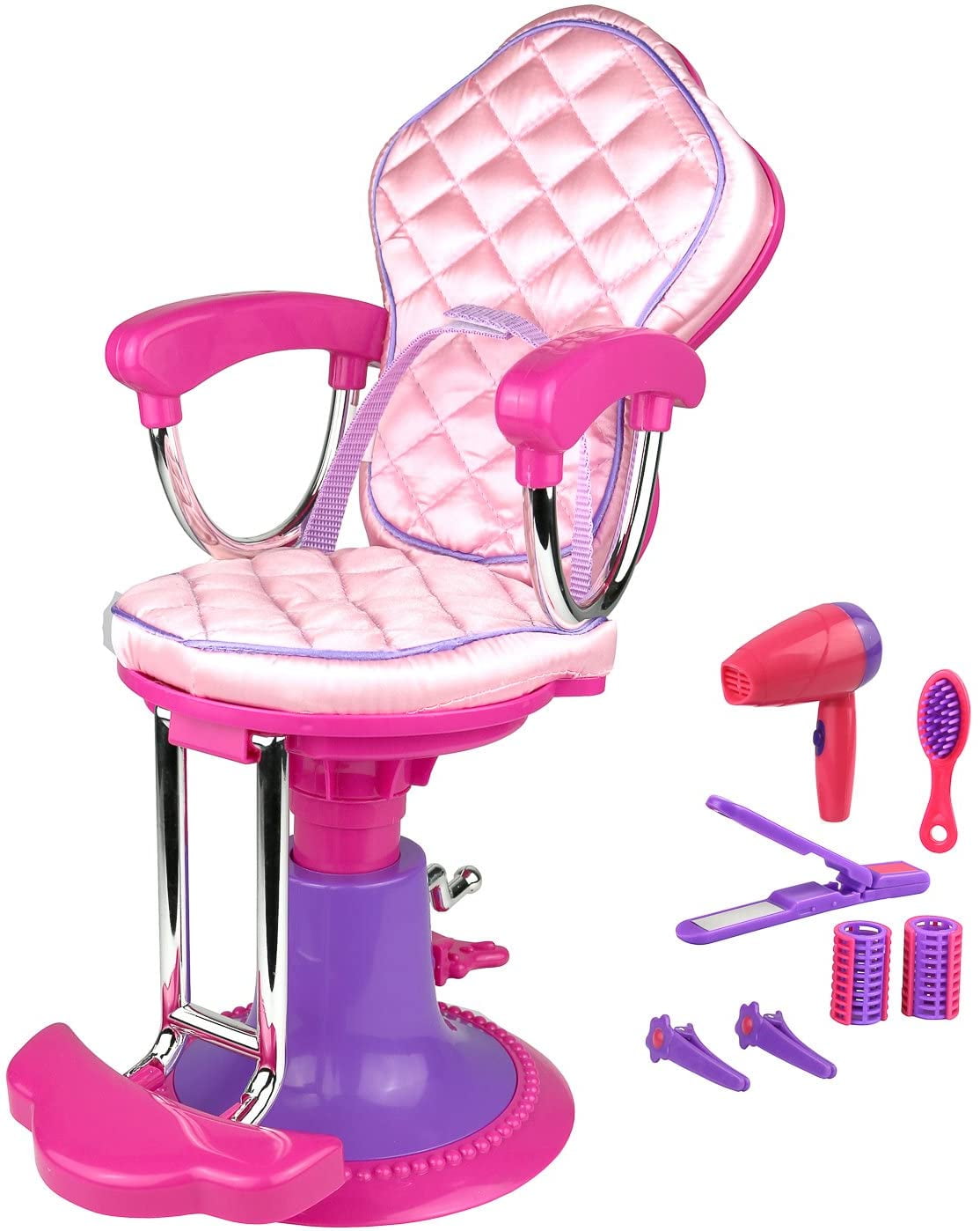 Pretend Play Hair Salon Toy for Girls, Click N' Play Doll Salon