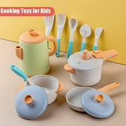Pretend Play Kitchen Accessories Toys Set, Cookware Pots and Pans Cooking Utensils Playset Gifts for 3 4 5 Years Old Kids Girls Boys Toddler
