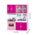 thumbnail image 1 of Pretend Play Kitchen Playset for Kids, Mini Realistic Cooking Role Play Toy with Lights & Sounds, Top Christmas Birthday Holiday Gift, Educational Learning Toy for Toddler Girls Boys Ages 3+, 1 of 6