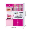 thumbnail image 1 of Pretend Play Kitchen Playset for Kids, Mini Realistic Cooking Role Play Toy with Lights & Sounds, Top Christmas Birthday Holiday Gift, Educational Learning Toy for Toddler Girls Boys Ages 3+, 1 of 6