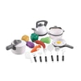 thumbnail image 1 of Pretend Play Kitchen Toy Set,Smooth Safe Simulated Food Cookware Stove Cooking Toys for Indoor Family Game Birthday Gift, 1 of 6