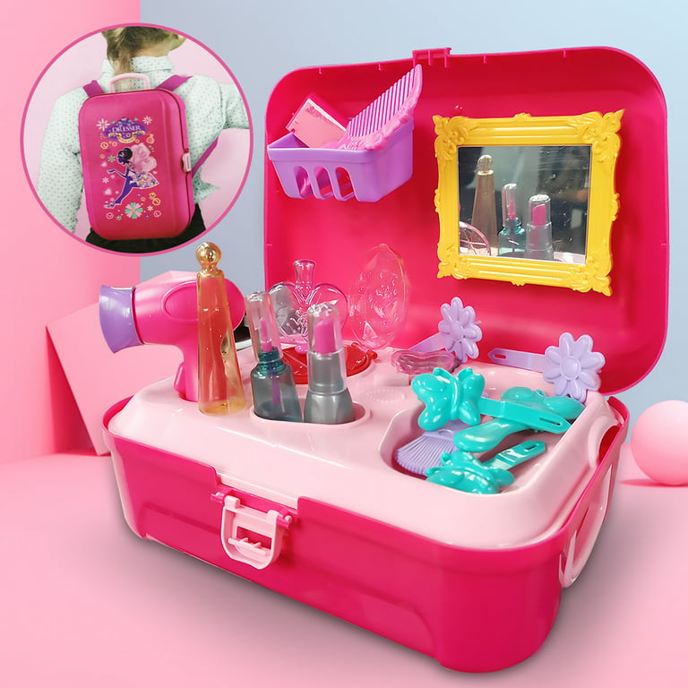 Suitcase Makeup Toy Girls, Girl Toys Beauty Suitcase