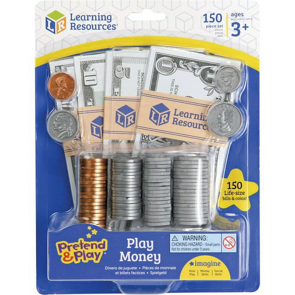 Pretend & Play Play Money - 3 Year & Up Age - 150 Pieces - 1 Each - Multi Pretend & Play Play Money - 3 Year & Up Age - 150 Pieces - 1 Each - Multi