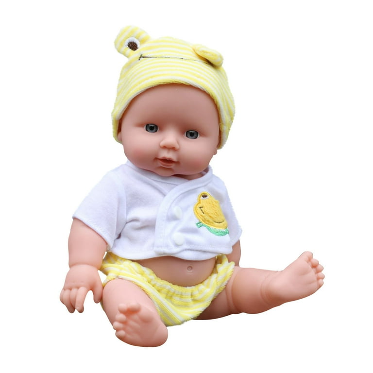 Baby Born My Real Baby Doll Annabell, Blue Eyes: Realistic Soft-Bodied Baby  Doll, Kids Ages 3+, Sound Effects, Drinks & Wets, Mouth Movements, Cries