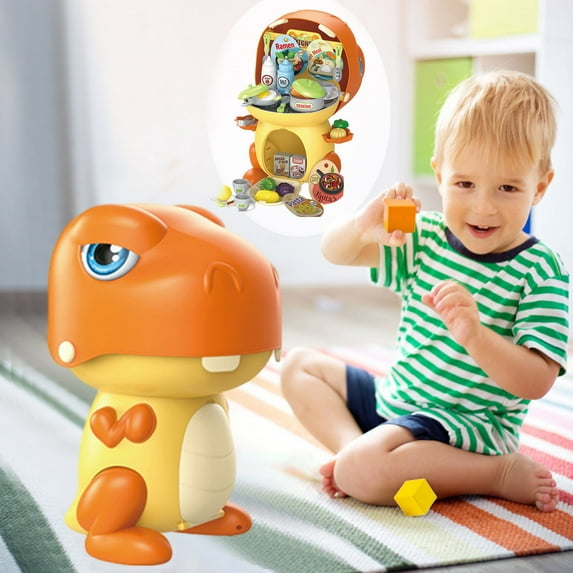 Dinosaur Toys for Kids 3-5,1PCS Realistic Jurassic Dinosaurs Figures with Eggs&Trees&Fence Playset to Create a Dino World,Educational Figures, Great Gift for Toddler Boys & Girls