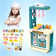 thumbnail image 1 of Pretend Play Toys, 43Pcs Kids Pretend Play Kitchen Playset, Toddler Gourmet Cooking Station Toy, Safe Plastic Role Play Kitchen Toy, Educational Birthday Holiday Gift for Boys Girls Ages 4+, 1 of 7
