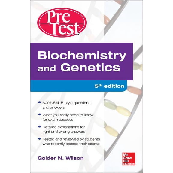 Pretest: Biochemistry and Genetics Pretest Self-Assessment and Review 5/E (Paperback)