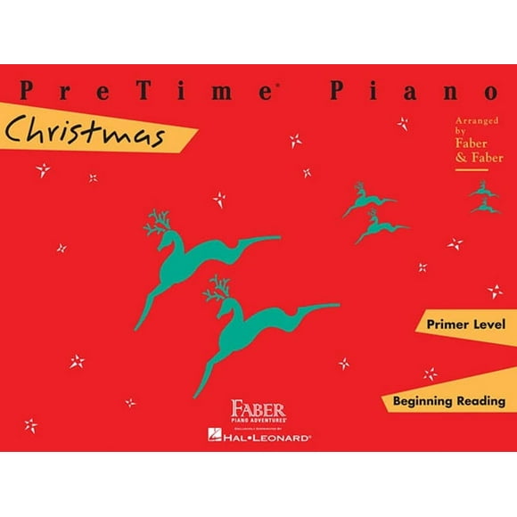 Pretime Piano Christmas, Primer Level: Beginnning Reading  Faber Piano Adventures   Paperback  1616770155 9781616770150 Nancy Faber, Randall Faber