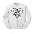 thumbnail image 1 of Prettiest Girl in the Morgue Sweatshirt Unisex Large White, 1 of 5