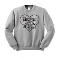 thumbnail image 1 of Prettiest Girl in the Morgue Sweatshirt Unisex X-Large Grey, 1 of 5