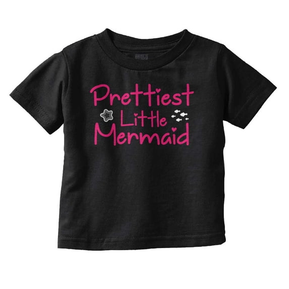 Prettiest Mermaid Summer Pool Beach Youth T Shirt Tee Girls Infant Toddler Brisco Brands 12M