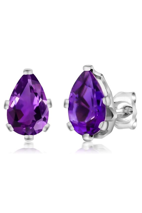 Pretty 2Ct Round Cut Green Peridot Push Back Stud Earrings Solid 925 Sterling Silver