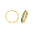 thumbnail image 1 of Pretty 9k Gold Women Hoop Earrings - 12mm*2mm, 1 of 1