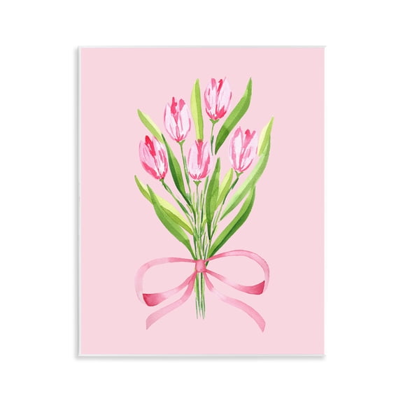 Stupell Industries Pretty And Sweet Tulips Wall Plaque Art, design by Nina Jacobs, 14 x 11