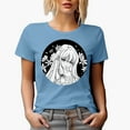 thumbnail image 1 of Pretty Anime Girl, Baby Blue T-Shirt, Small, 1 of 5