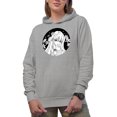 thumbnail image 1 of Pretty Anime Girl, Heather Grey Hooded Sweatshirt or Hoodie, Large, 1 of 5