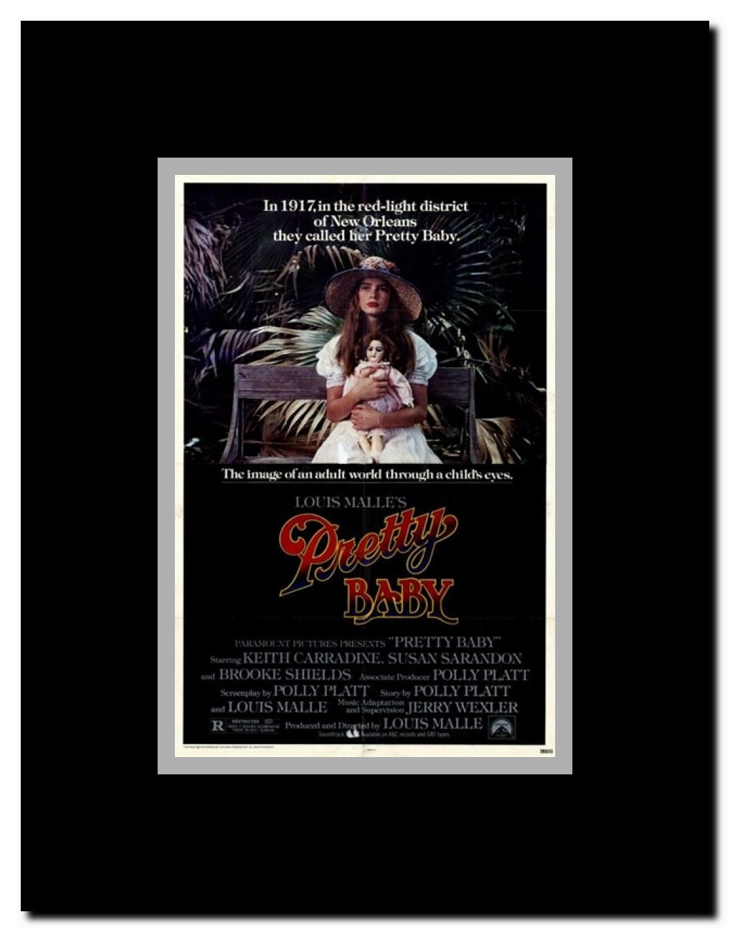 Pretty Baby Framed Movie Poster