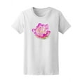 thumbnail image 1 of Pretty Beautiful Lotus Flower T-Shirt Women -Image by Shutterstock, Female Medium, 1 of 2