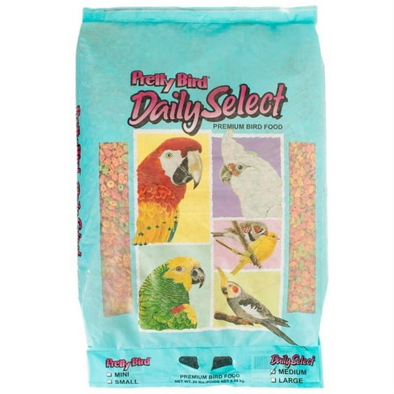 Pretty Bird Daily Select Premium Bird Food - Medium (20 lbs)