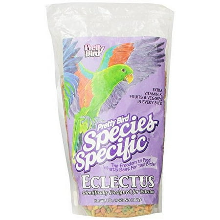 Pretty Bird International Bpb73318 Species Specific Special Eclectus Bird Food, 3-Pound