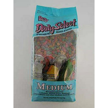 Pretty Bird International Bpb78117 Daily Select Premium Bird Food, Medium, 8-Pound