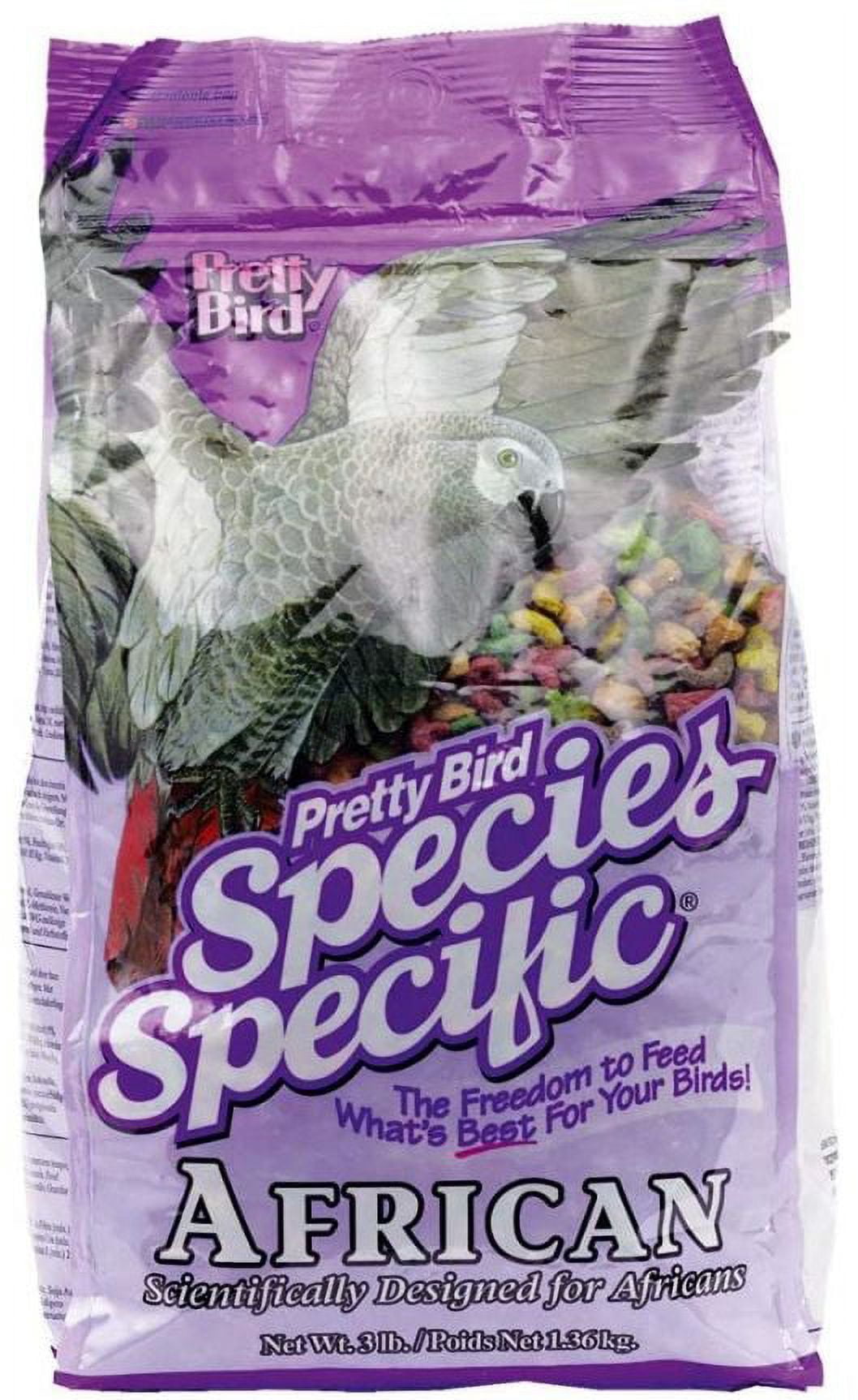 Pretty Bird Species Specific African Grey Food [, Food] 3 lbs