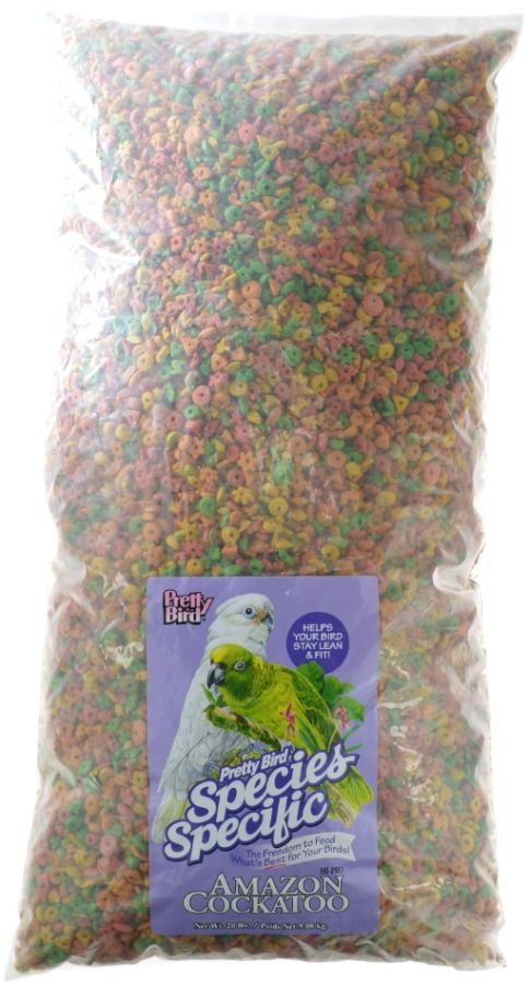 Pretty Bird Species Specific Hi Pro Amazon Cockatoo [Bird, Food] 20 lb