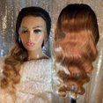 thumbnail image 1 of Pretty Body Wave Colored 13x4 Lace Front Hair Wig 100% Human Hair Wig, 1 of 6