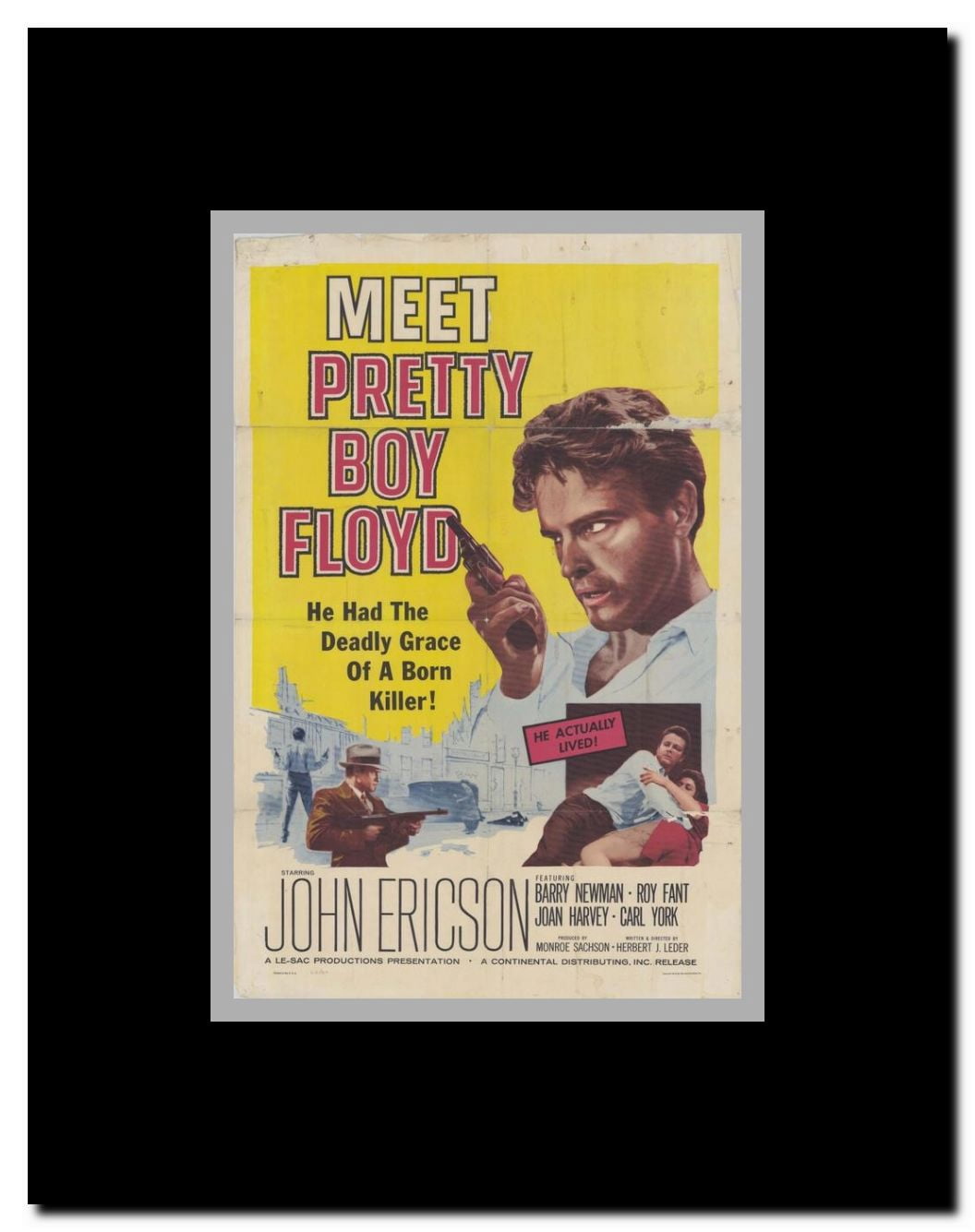 Pretty Boy Floyd Framed Movie Poster