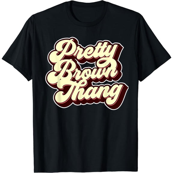 Pretty Brown Thang Shirt Black Small
