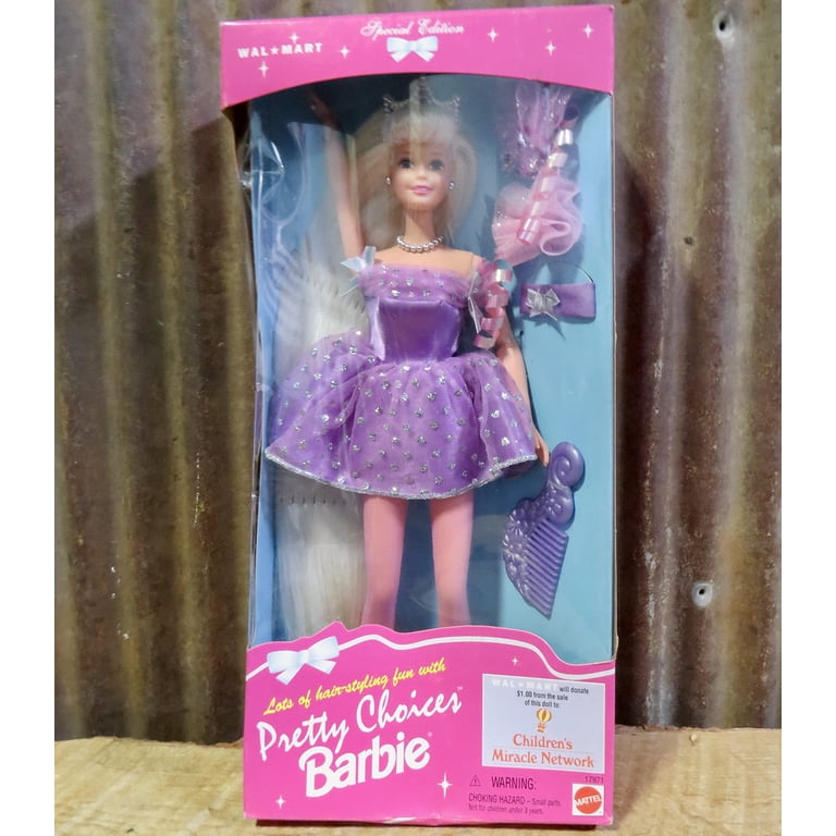 Barbie Pretty Choices Doll with Blonde Long Hair and Styling 