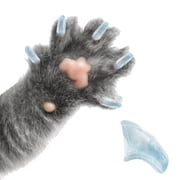 Pretty Claws Crystal Clear Nail Caps for Cats - Medium Size - 60 Pack  Stylish